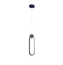 Lustre Pendente LED 15W Moderno 38cm Metal Preto 3000K Bivolt Lustre Pendente LED 15W Moderno 38cm Metal Preto 3000K Bivolt