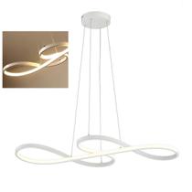 Lustre Pendente LED 3 em 1 Arco Infinito Perfil Decoraçao Recepçao Hall de Entrada Restaurante Hotel Sala de Jantar Comercial Residencial Iluminaçao Lustre Pendente LED 3 em 1 Arco Infinito Perfil Decoraçao Recepçao Hall de Entrada Restaurante Hotel Sala de Jantar Comercial Residencial Iluminaçao