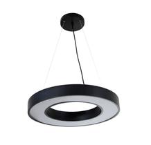 Lustre Pendente LED 32W Polux 40cm Preto 3000K Bivolt