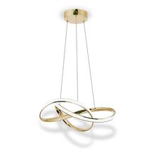 Lustre Pendente Led 50w Moderno 3 Em 1 Cor Ouro 18K 127/220v Bivolt