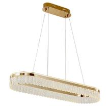 Lustre Pendente Led 52w 3000k Bronze e Cristal 78cm Lux Linear Bivolt Lustre Pendente Led 52w 3000k Bronze e Cristal 78cm Lux Linear Bivolt