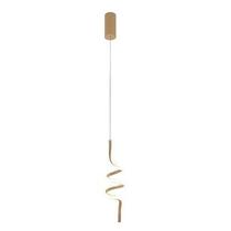 Lustre Pendente Led Deli 10W Ouro Fosco 3000K Taschibra