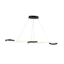Lustre Pendente Led Milão 30W Preto 3000K Taschibra