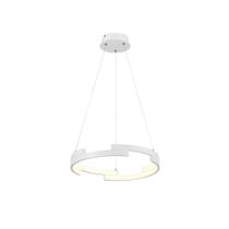 Lustre Pendente LED Moderno 40W Epsilon Anel Branco 3000K Bivolt Lustre Pendente LED Moderno 40W Epsilon Anel Branco 3000K Bivolt