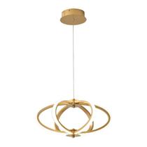 Lustre Pendente Led Oval Design Moderno 36w 3 Em 1 - Nitrolux Lustre Pendente Led Oval Design Moderno 36w 3 Em 1 - Nitrolux