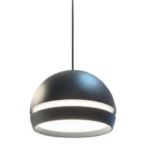 Lustre Pendente LED PRETO COM FRIZO 9W 10 x 8,5 cm