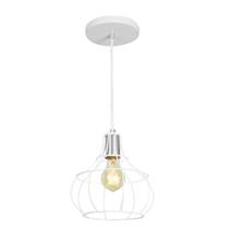 Lustre Pendente Luminária Aladim Aramado Branco Lustre Pendente Luminária Aladim Aramado Branco