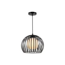 Lustre Pendente Luminaria Arc Preto 28Cm Lustre Pendente Luminaria Arc Preto 28Cm