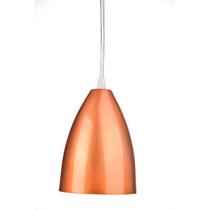 Lustre Pendente Luminária Cone Mini Vegas Alumínio Cobre - JPB