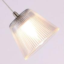 Lustre Pendente Luminária De Vidro Com Led Integrado 5w
