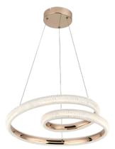 Lustre Pendente Luminária Moderno Infinito Cristais Sala/copa Lp-301 Base Bivolt - Nitrolux