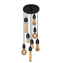 Lustre Pendente Luminária Retro Md-4162/8 Suporte Para Lâmpada / Não Inclusa - Bivolt