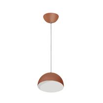 Lustre Pendente Luminária Sala Jantar Quarto Design 7632 2 Lâmpadas E27 Cobre