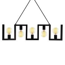 Lustre Pendente Lumix LN1014 Preto E27 Bivolt Lustre Pendente Lumix LN1014 Preto E27 Bivolt