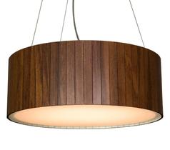 Lustre Pendente Madeira Imbuia 40cm - My Lamp Store