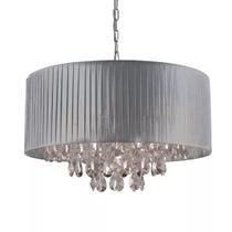 Lustre Pendente Master Diamond Prata E27 Bivolt Startec