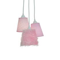 Lustre Pendente Menina Algodão Doce Rosa