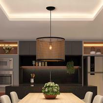 Lustre Pendente Moderno 30x20cm Decoração Sofisticada Lustre Pendente Moderno 30x20cm Decoração Sofisticada