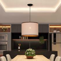 Lustre Pendente Moderno 30x20cm Decoração Sofisticada