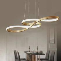 Lustre Pendente Moderno Infinito Led 3 Em 1