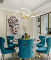 Lustre Pendente Moderno Infinity Sala Cozinha Gourmet Luxo