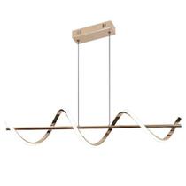Lustre Pendente Moderno Lp-600A Dourado 3em1 - Nitrolux