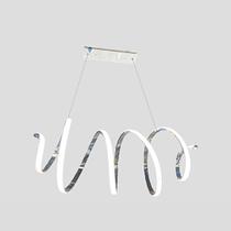 Lustre Pendente Moderno Ondular Espiral LED 50W 4000K Bivolt 6013
