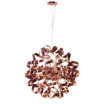 Lustre Pendente Moderno para Sala de Jantar - Blossom Cobre - Biancoluce