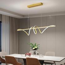 Lustre Pendente Moderno Sinus LED 45w 3 em 1 em Alumínio Preto para Ambientes Sofisticados
