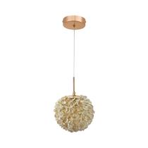 Lustre Pendente Ninho Bola Dente De Leão Cristal Dourado Led 3 em 1 Multicor Cabo 1,30m Bivolt Lustre Pendente Ninho Bola Dente De Leão Cristal Dourado Led 3 em 1 Multicor Cabo 1,30m Bivolt