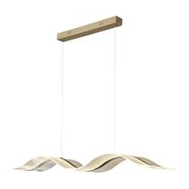 Lustre Pendente Nitrolux Acrílico ACR-005 Dourado Led Bivolt