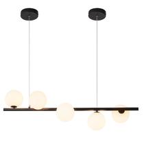 Lustre Pendente Nitrolux Molecular Jaboticaba Lm002 G9 Preto