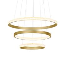 Lustre Pendente Nordecor Bean 2459 Dourado Led Bivolt Lustre Pendente Nordecor Bean 2459 Dourado Led Bivolt