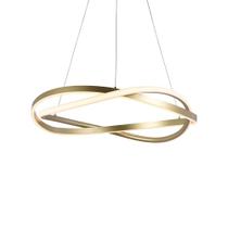 Lustre Pendente Nordecor Euni Odi 2874 60cm Dourado Fosco Led Bivolt Lustre Pendente Nordecor Euni Odi 2874 60cm Dourado Fosco Led Bivolt