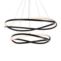 Lustre Pendente Nordecor Euni Odi 2877 Preto Led Bivolt Lustre Pendente Nordecor Euni Odi 2877 Preto Led Bivolt
