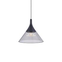 Lustre Pendente Nordecor Thom 2694 Preto Led Bivolt