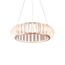 Lustre Pendente Nordecor Wavy 2944 Ouro Champagne Led Bivolt