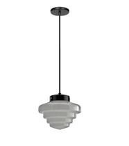 Lustre Pendente Novo Retro Globo Vidro Escada 17X24