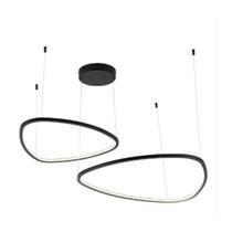 Lustre Pendente Orgânico 2 triangulo 60 e 80 cm 3k Lustre Pendente Orgânico 2 triangulo 60 e 80 cm 3k