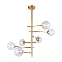 Lustre Pendente Orluce Cosmos II Dourado G9 Bivolt Lustre Pendente Orluce Cosmos II Dourado G9 Bivolt
