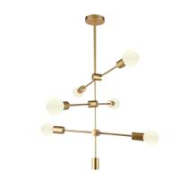 Lustre Pendente Orluce Edison II Dourado E27 Bivolt Lustre Pendente Orluce Edison II Dourado E27 Bivolt