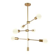 Lustre Pendente Orluce Edison II OR1188 Dourado E27 Bivolt Lustre Pendente Orluce Edison II OR1188 Dourado E27 Bivolt