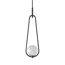 Lustre Pendente Orluce Pendolo Preto G9 - 580x140x120mm