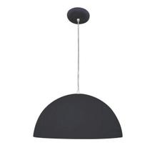 Lustre Pendente para 3 Lâmpadas Meia Lua Alumínio 40cm Aquarela do Brasil Clean Bronzearte