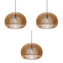 Lustre Pendente Para Sala De Jantar - Fácil Montagem - 3 Un.
