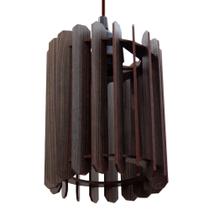 Lustre Pendente Paris Para Sala Quarto Cozinha Moderno de Mdf - JD