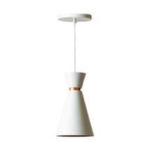 Lustre Pendente Pequim Branco Para Mesa