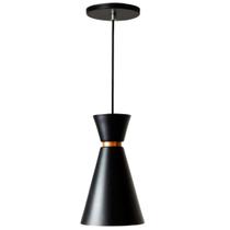 Lustre Pendente Pequim Preto Para Área Gourmet