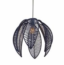 Lustre Pendente Pétala Boho Corda Náutica Sala Quarto