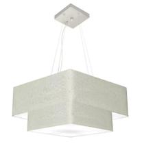 Lustre Pendente Quadrado Rustico Cinza MJ-4066 Para Mesa de Jantar e Estar Lustre Pendente Quadrado Rustico Cinza MJ-4066 Para Mesa de Jantar e Estar